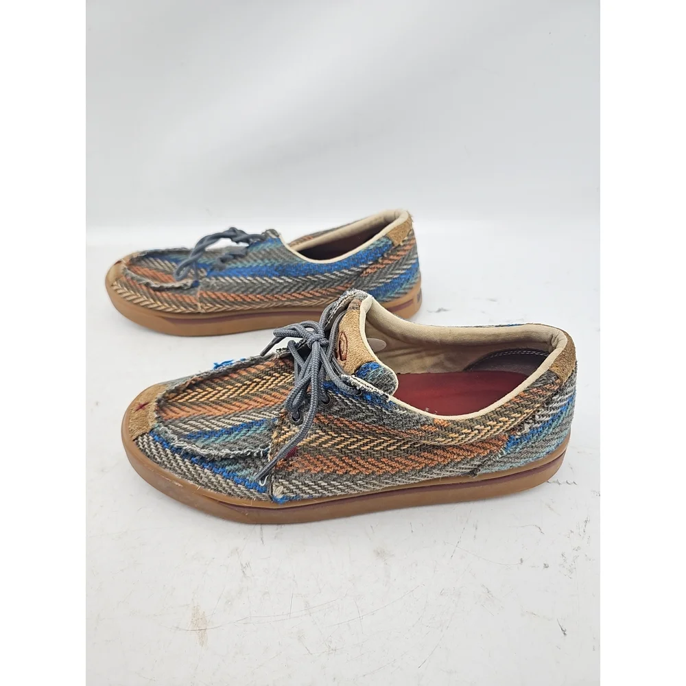 Twisted X Woven Lace-Up Casual Shoes